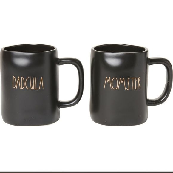 Rae Dunn Other - Rae Dunn Dadcula and Momster Mug Set - 2-Piece